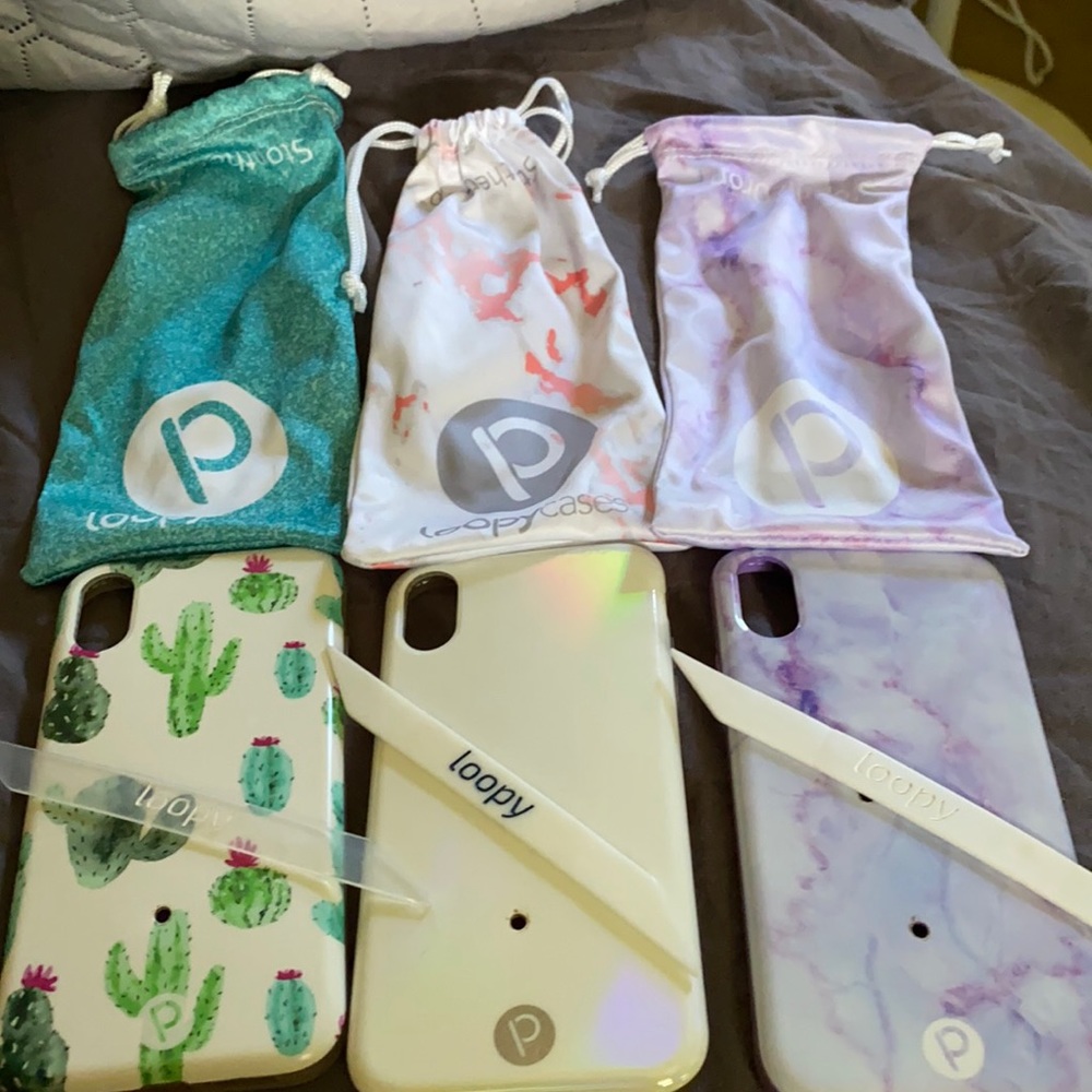3 loopy cases !! Barely used